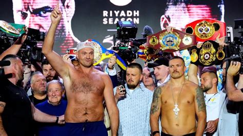 Tyson Fury vs Oleksandr Usyk: Rewatch and reaction from weigh.